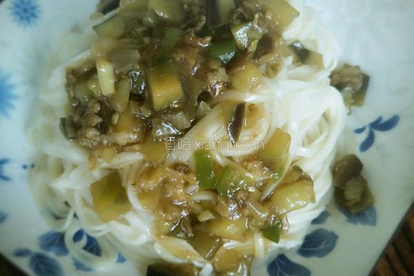 尖椒羊肉茄子打卤面的做法图解8