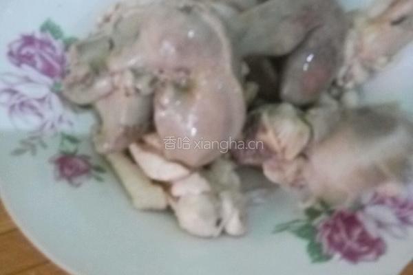 鸡大腿鸡肝炖粉条的做法图解6