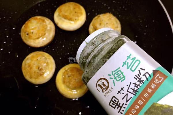 口菇生煎，又香又味美的做法图解7