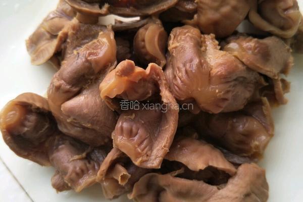 凉拌鸡胗的做法图解4