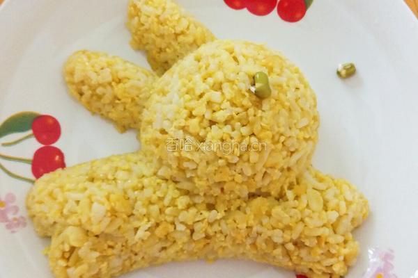金包银蛋炒饭的做法图解8