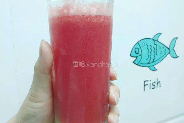冰镇西瓜汁的做法图解5