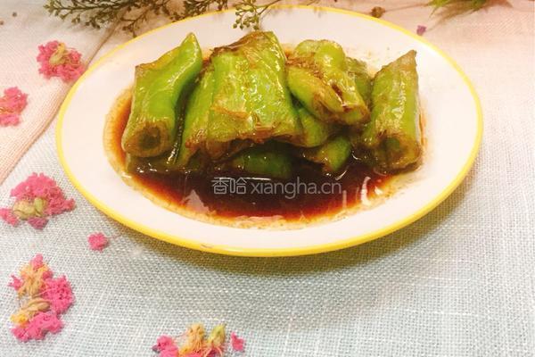 红烧尖椒的做法图解6