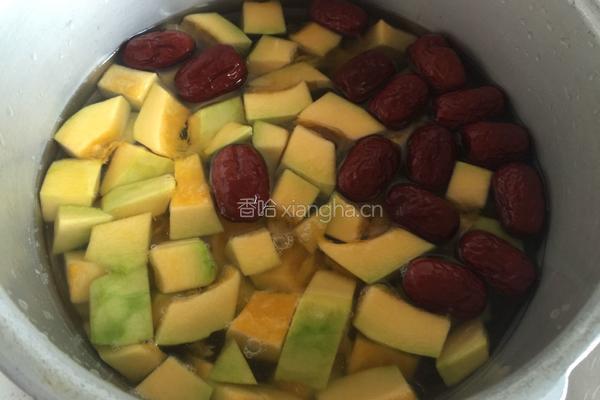 红枣南瓜粥的做法图解5