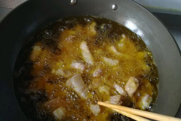 肉段烧茄子的做法图解4