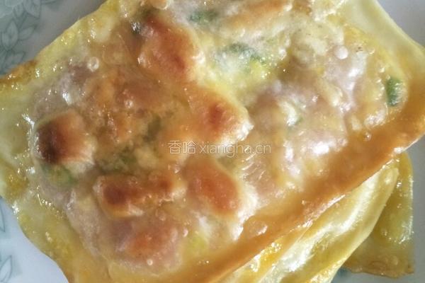 馄饨皮蛋肉饼的做法图解9