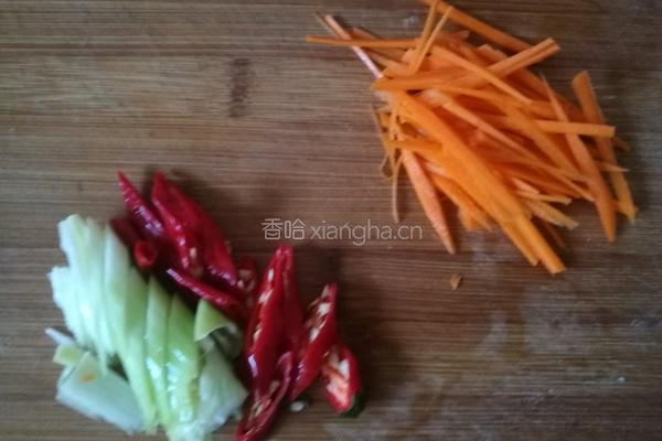 空心菜炒豆皮的做法图解4