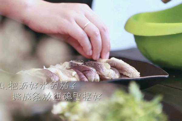 手撕茄子的做法图解4