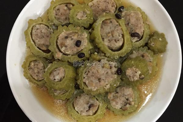 苦瓜酿肉的做法图解6