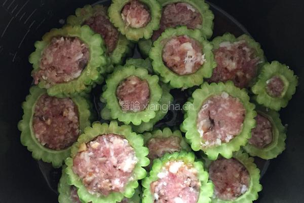 苦瓜酿肉的做法图解5