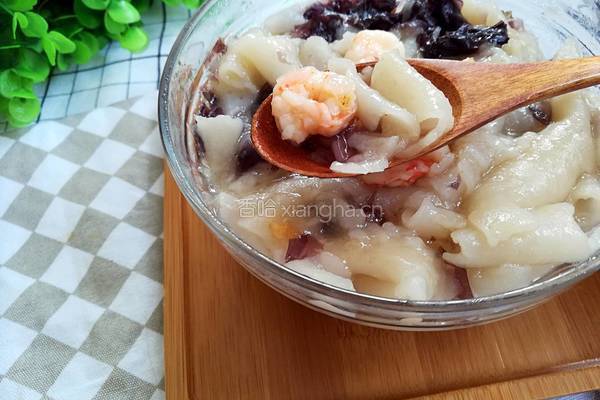 紫菜鲜虾粿汁汤的做法图解9