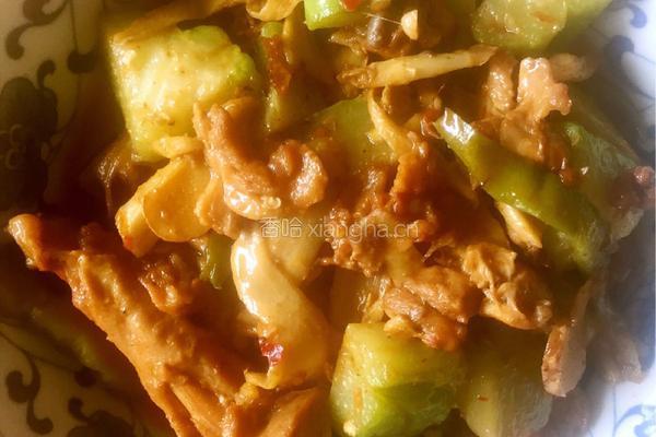 佛手瓜烧鸡腿肉的做法图解9