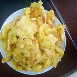 黄金鸭蛋土豆烙饼的做法[图]