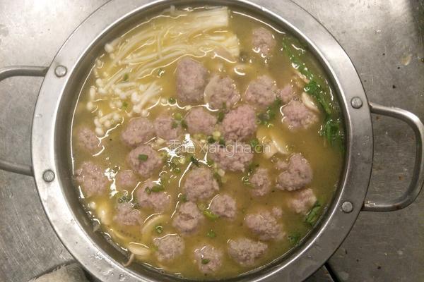 生汆丸子的做法图解9