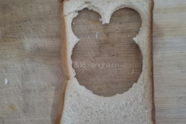 小熊土司早餐的做法图解2
