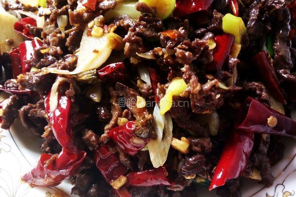 香辣牛肉的做法图解4