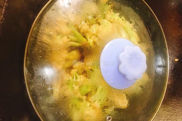 爆炒蒜泥花菜的做法图解6