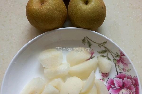 核桃梨汁(干核桃)的做法图解1