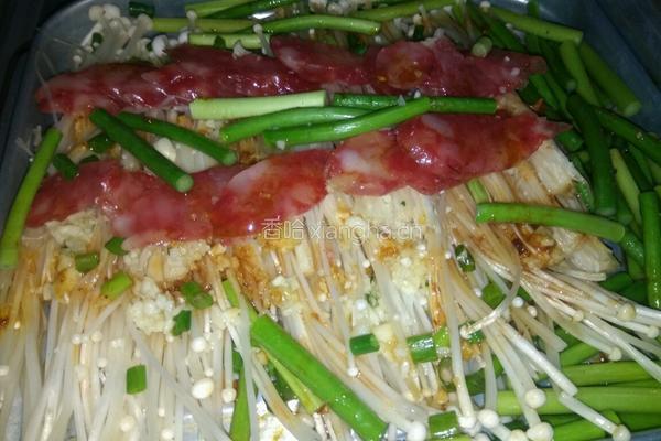 烤金针菇的做法图解4