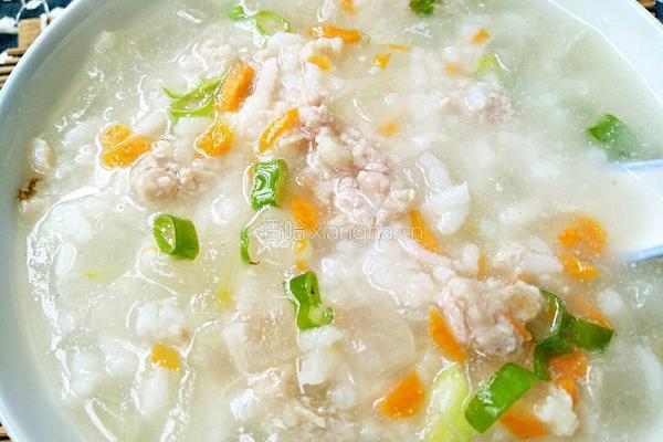 肉末冬瓜粥的做法图解1