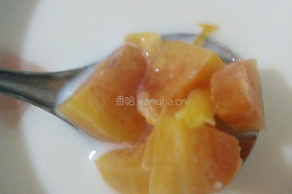 木瓜炖奶的做法图解9