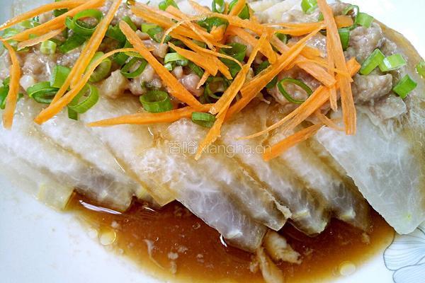 肉末蒸冬瓜的做法图解1