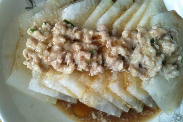 肉末蒸冬瓜的做法图解8