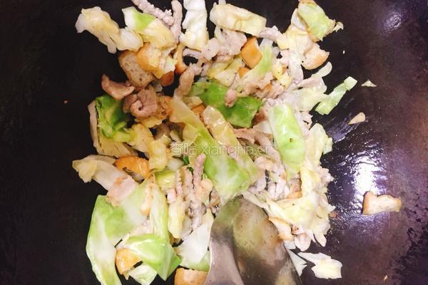 油豆腐肉丝炒面的做法图解5