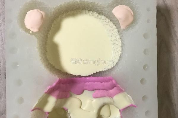 立体小熊酸奶芝士蛋糕的做法图解17