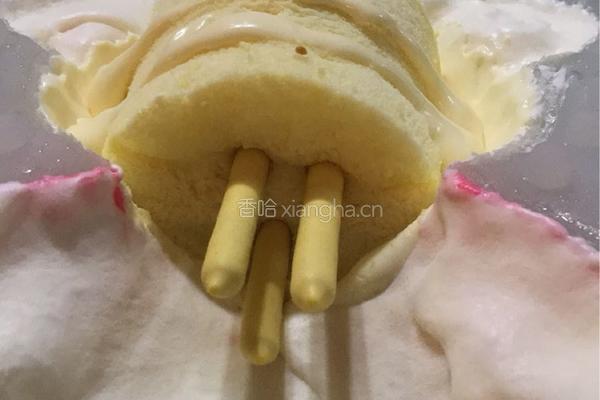 立体小熊酸奶芝士蛋糕的做法图解20