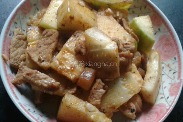 猪肉炒冬瓜的做法图解5