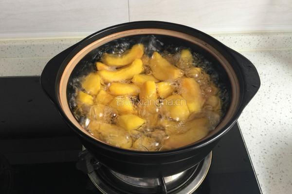 黄桃罐头的做法图解7
