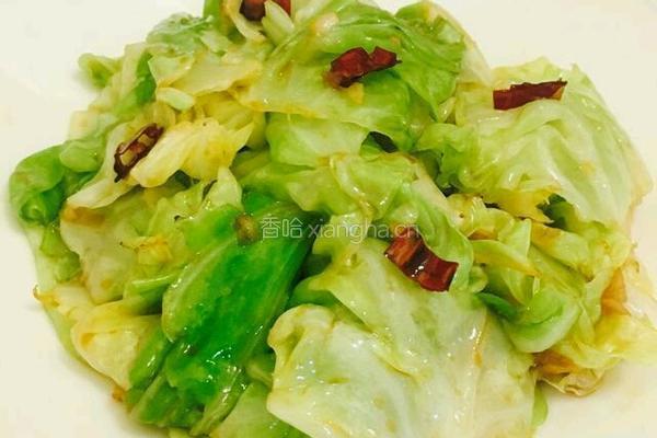 干煸卷心菜噢