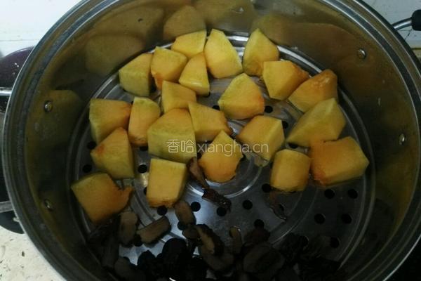 红枣南瓜饼的做法图解2