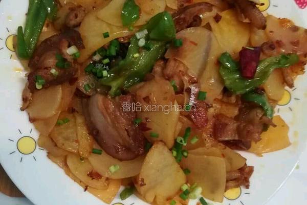 土豆盐煎肉的做法图解7