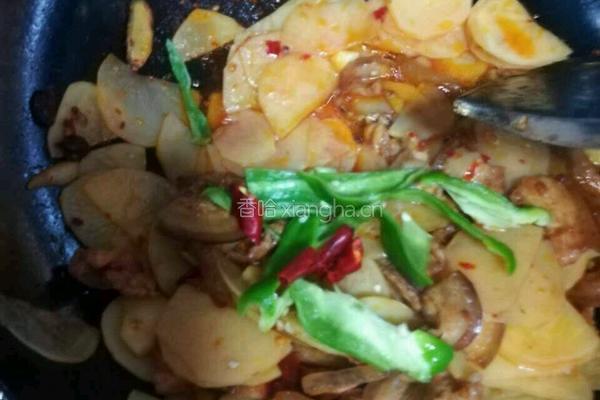 土豆盐煎肉的做法图解5
