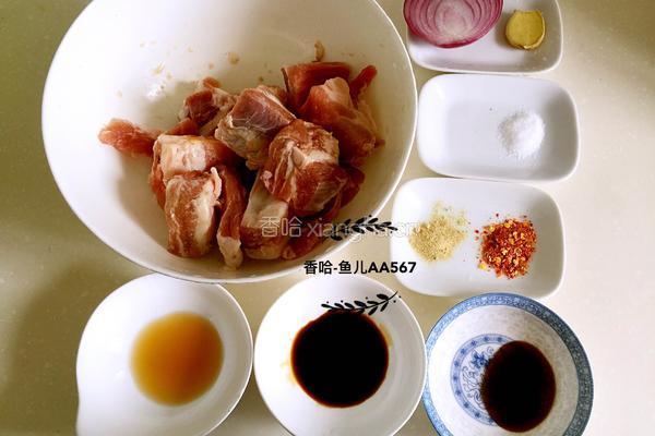 干炸小排的做法图解1