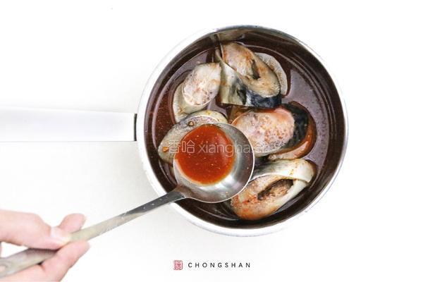 韩式辣酱慢煮青花鱼的做法图解3