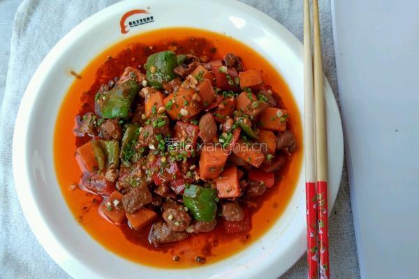 酱爆肉丁的做法图解4