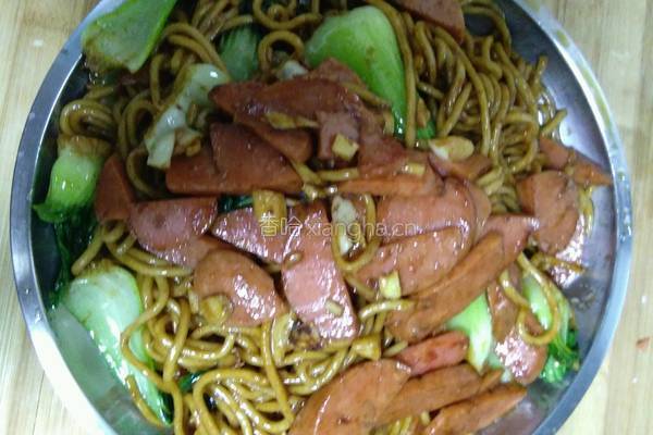 酱油炒面的做法图解7