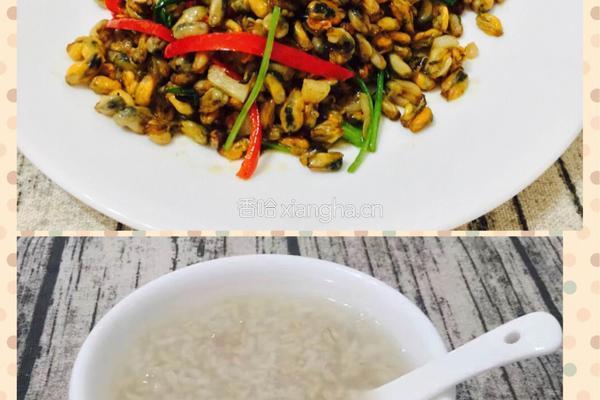 蒜蓉葱花炒海瓜子肉的做法图解10