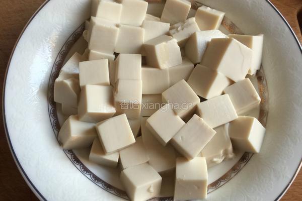 虾仁豆腐蒸蛋的做法图解6