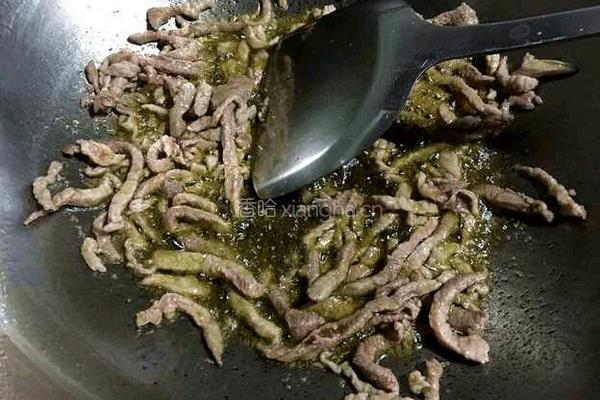 仔姜肉丝的做法图解3