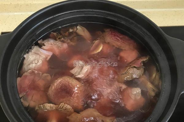 红菇排骨汤的做法图解8