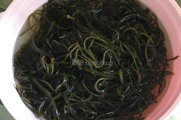 橘皮海带丝的做法图解1