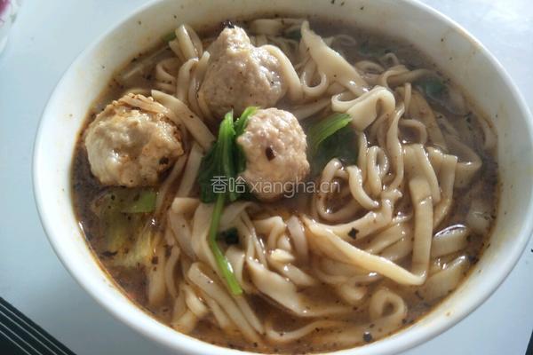 冬瓜丸子汤面的做法图解11