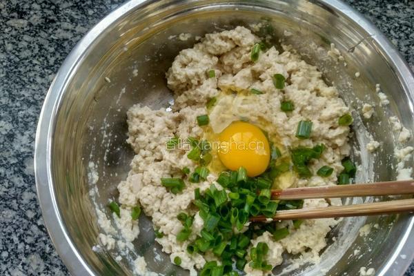 豆腐葱花饼的做法图解5