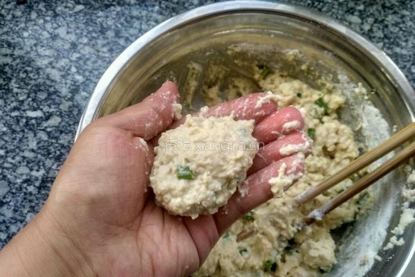 豆腐葱花饼的做法图解6