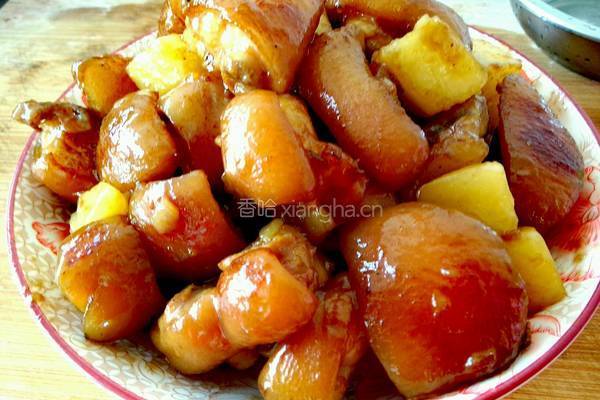 猪脚焖土豆的做法图解10