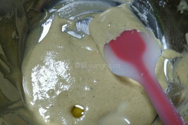 抹茶蒸蛋糕的做法图解8